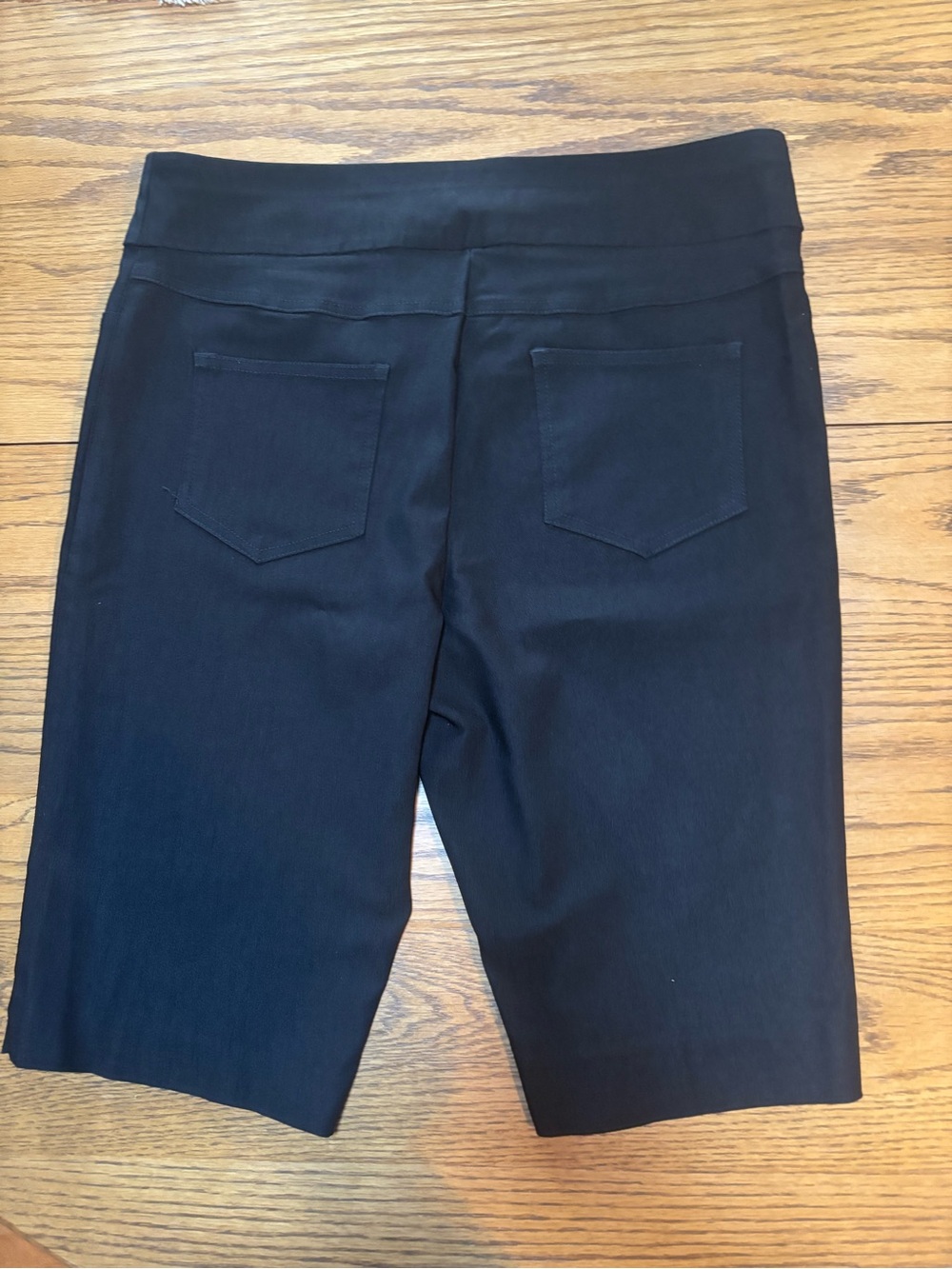 N Touch Black Stretch Bermuda Shorts 8